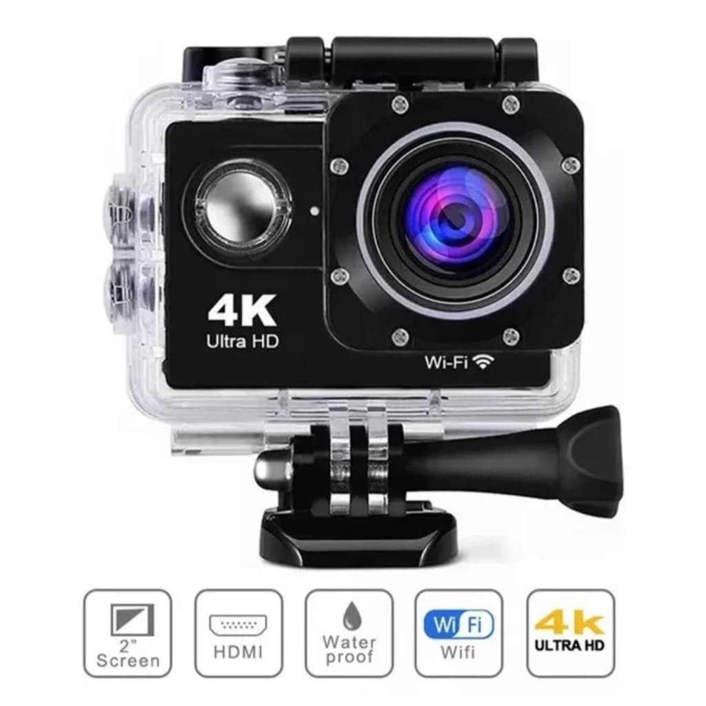 Câmera Filmadara Action GO Cam Pro Sports FULL HD 4K Prova D'Água WIFI