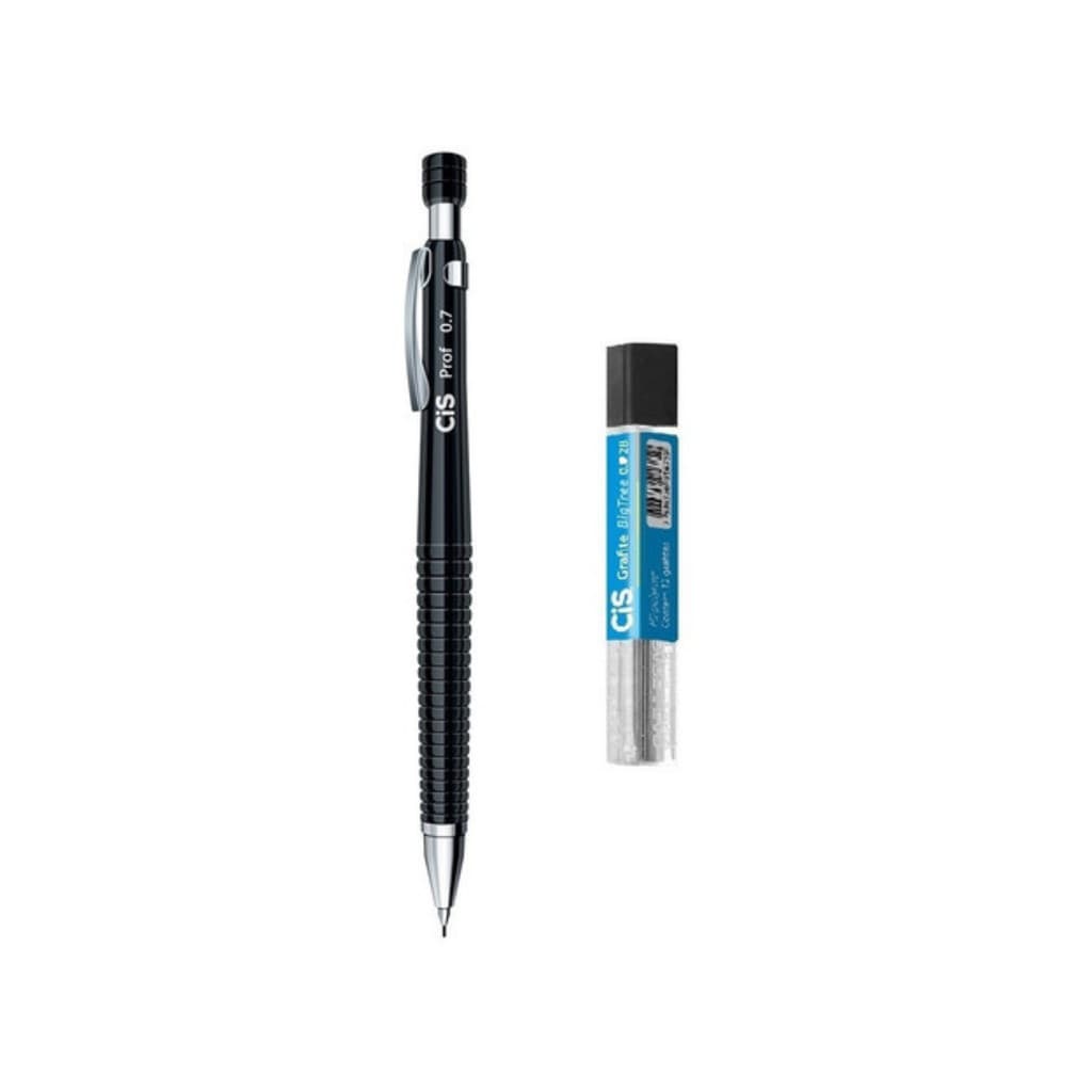 Kit Lapiseira Cis Profissional 0,7mm + Grafite