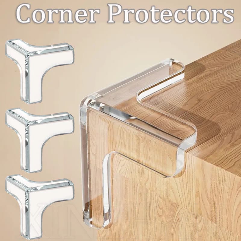 Tapete Anti-Colisão Para Móveis-Protetor De Canto Multi-Estilo Atualizado-Em Forma De T , Macio , Durável-Mesas , Escrivaninhas , Armários-Alargado , Espessado-Capa De Mesa De Segurança Crianças
