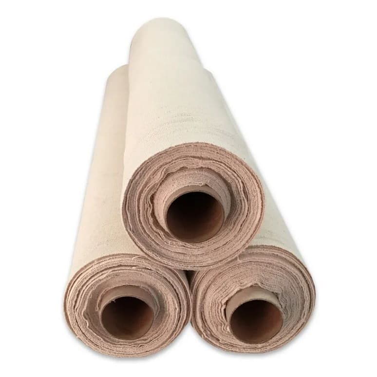 Tecido Em Metro Algodão Cru, Rolo Com 25 Metros