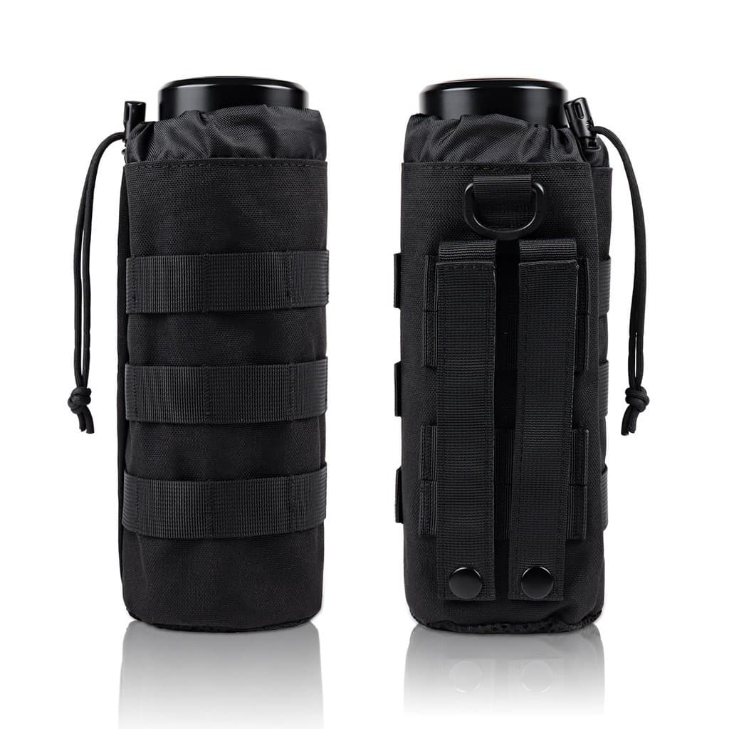 Saco Molle Compacto Para Garrafa De Água EDC Pequeno Utilitário De Cintura Gerenciador De Armazenamento De Mercearia Organiza Gadgets De Equipamento De Mochila Fixações Porta Cinto De Bicicleta