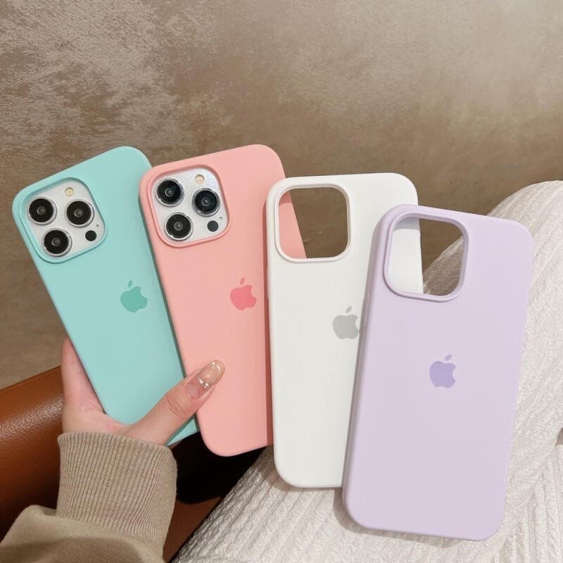 Capa Silicone Líquido Para iPhone 16 16 Pro 16 Plus 16 Pro Max 15 14 13 12 11 Pro Max 14 15 Plus