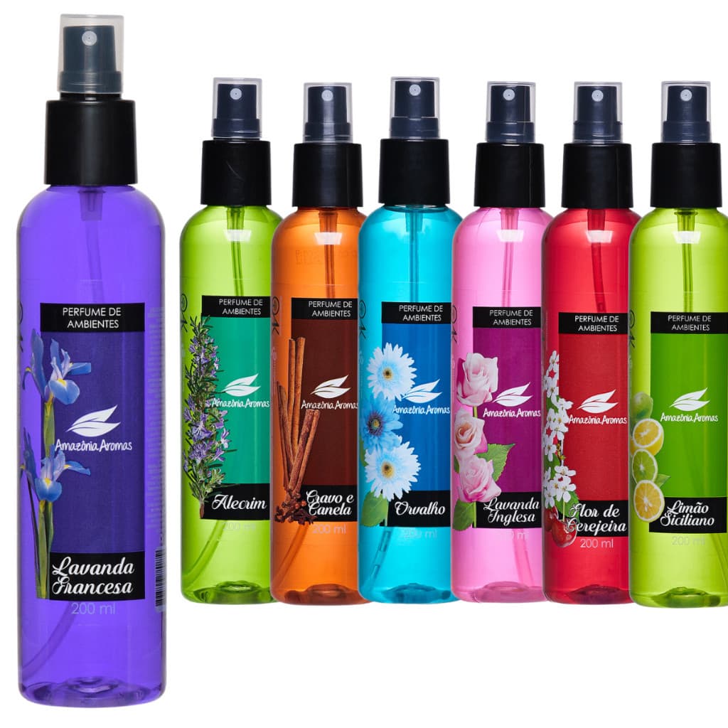Perfume De Ambiente 200 Ml - Aromatizante Amazônia Aromas Perfumar a Casa Cheiroso