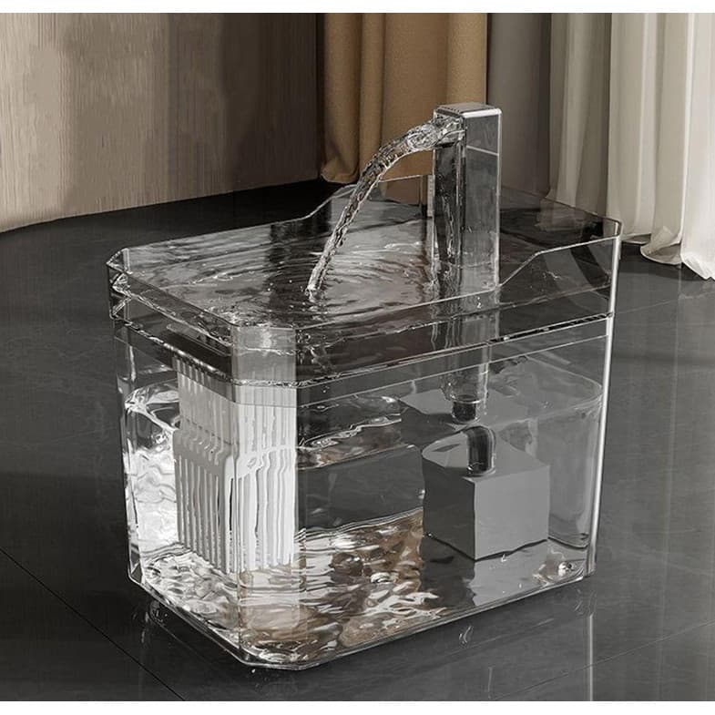 Fonte de Água para Gatos Bebedouro Pet Cães Super Luxo 1,5L