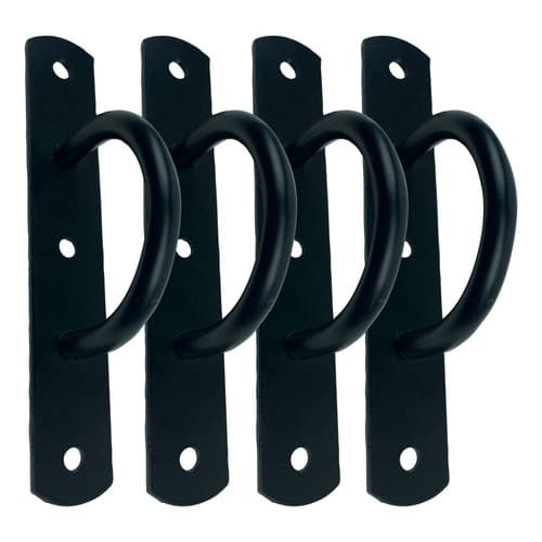 4 Suporte Teto Trx Saco Boxe Argola Suspensão Corda Cross