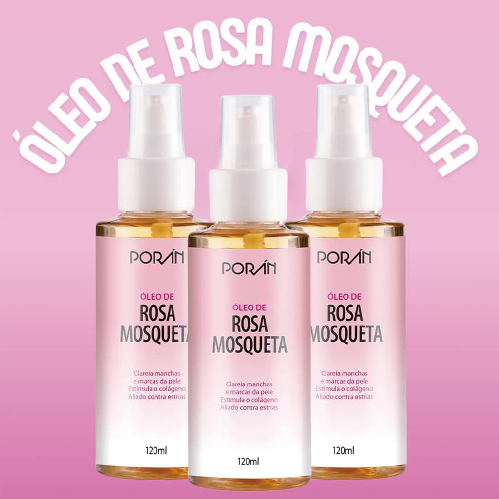 Óleo De Rosa Mosqueta 120ml - Porán (PR50)