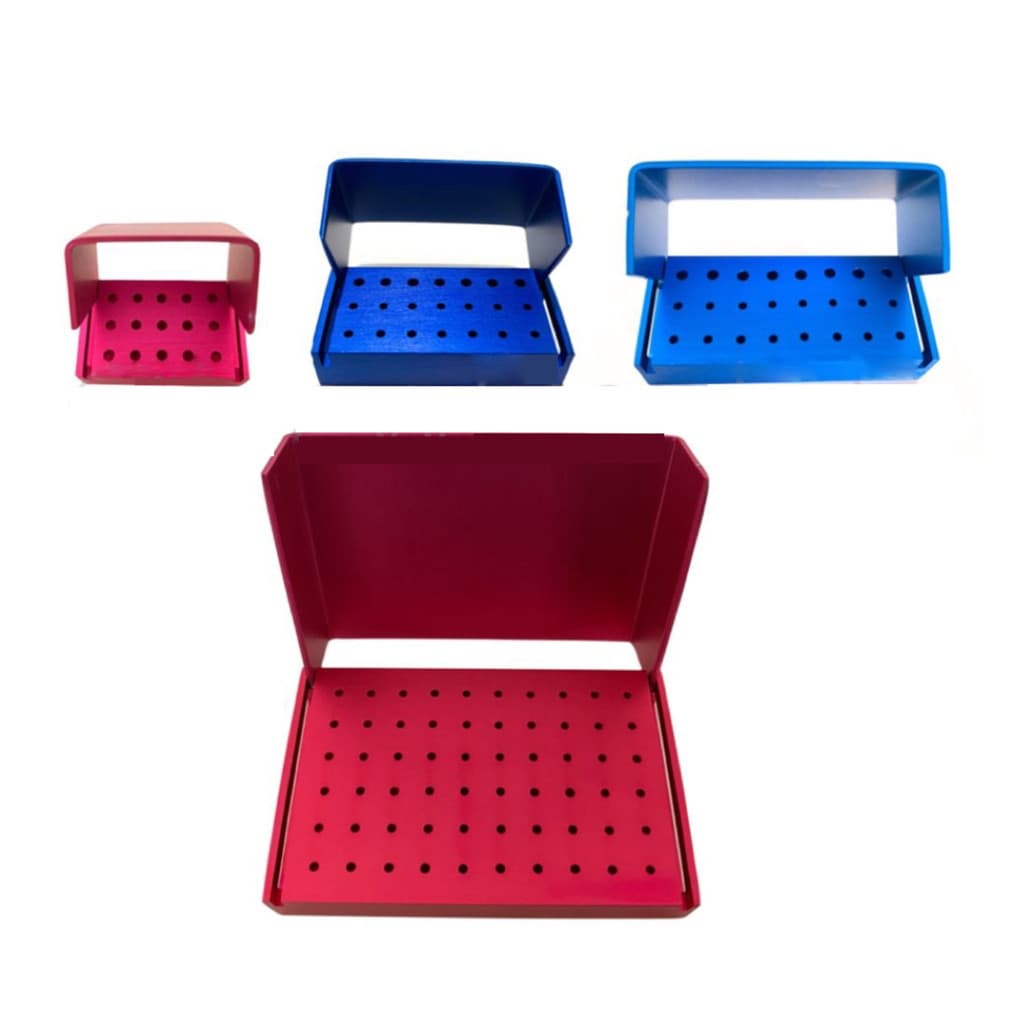 Broqueiro Em Alumínio P/ Armazenamento e Esterilização de Brocas - Odontologia Dentista