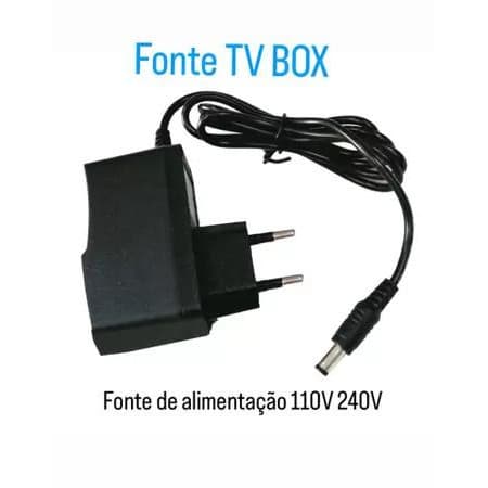 Fonte de Alimentação P4 5V 2A PARA TV BOX TABLET CÂMERA DE SEGURANÇA TELEFONE.