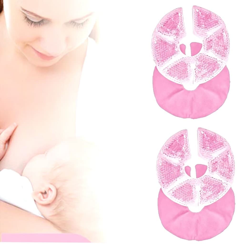 Bolsa Térmica Gel Para Seios Compressa Amamentação Alívio Conforto 1 Par