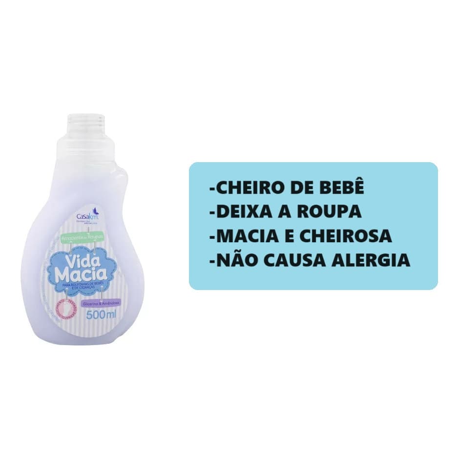 Kit Para Roupa De Bebê Criança= 1 Tira Manchas 2 Amaciantes