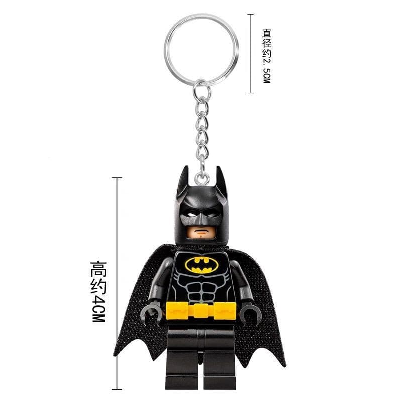 Compatível Com Os Blocos De Construção Batman minifigure Chaveiro Harley Quinn E Robin Pingente De Bolsa Escolar