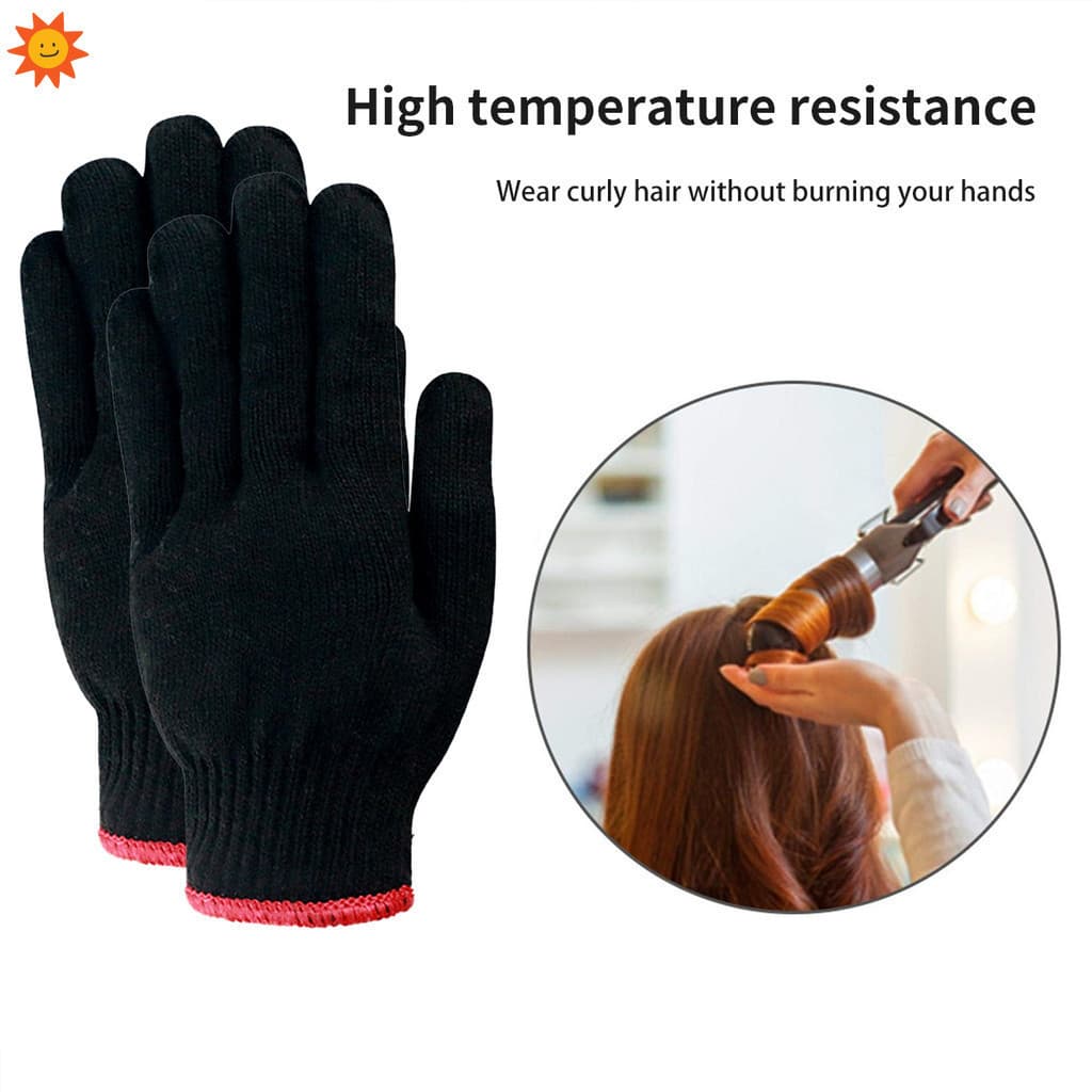 Luvas Anti-Calor Profissionais Para De Cabeleireiro , Ferramentas De Cabelo , Modelador Alisador Ferro De Ondulação Prot