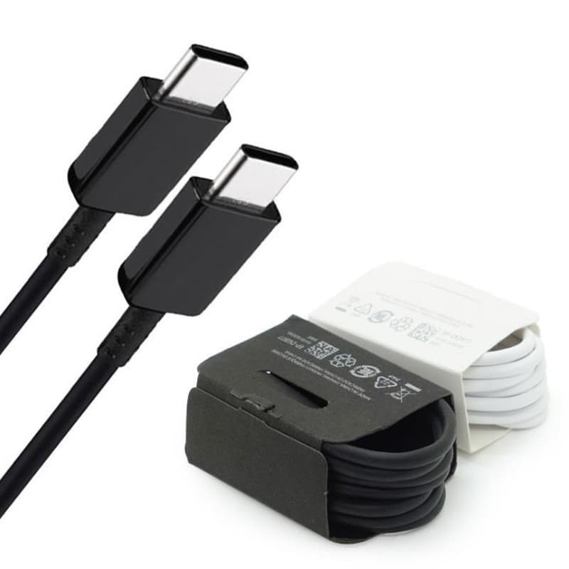 Cabo USB C para USB C Turbo P A71 Note 10 Note 20 A70 A80 S10 S20 Cabo Super Rápido Tipo C para Tipo C