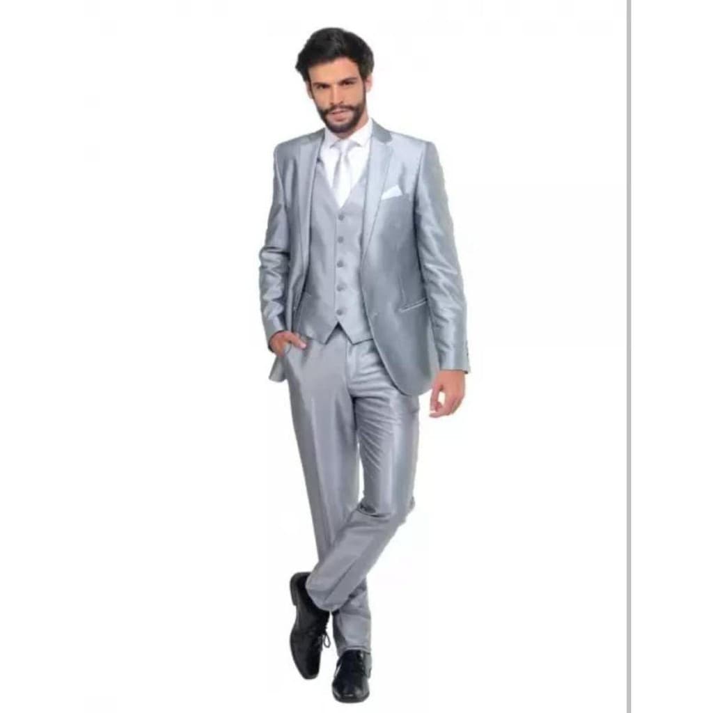 Terno/Costume Poliviscose - Prata