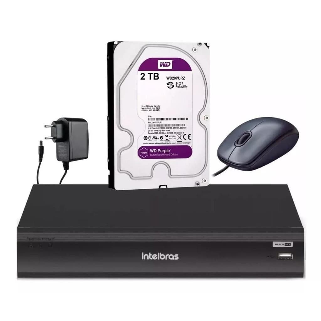 Dvr Multi Hd Intelbras IMhdx 3008 C/HD 2TB Purple