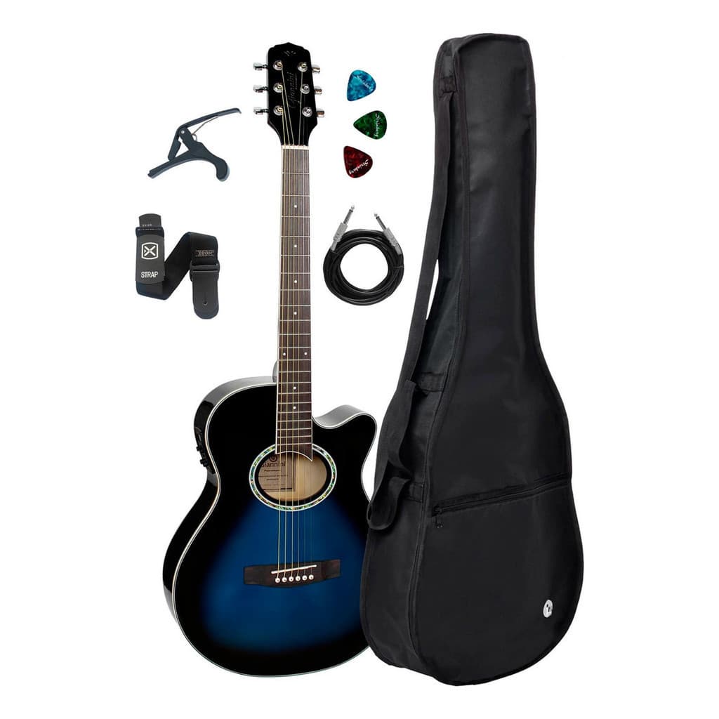 Violão Aço Eletroacústico Giannini Dbb + Acessórios 