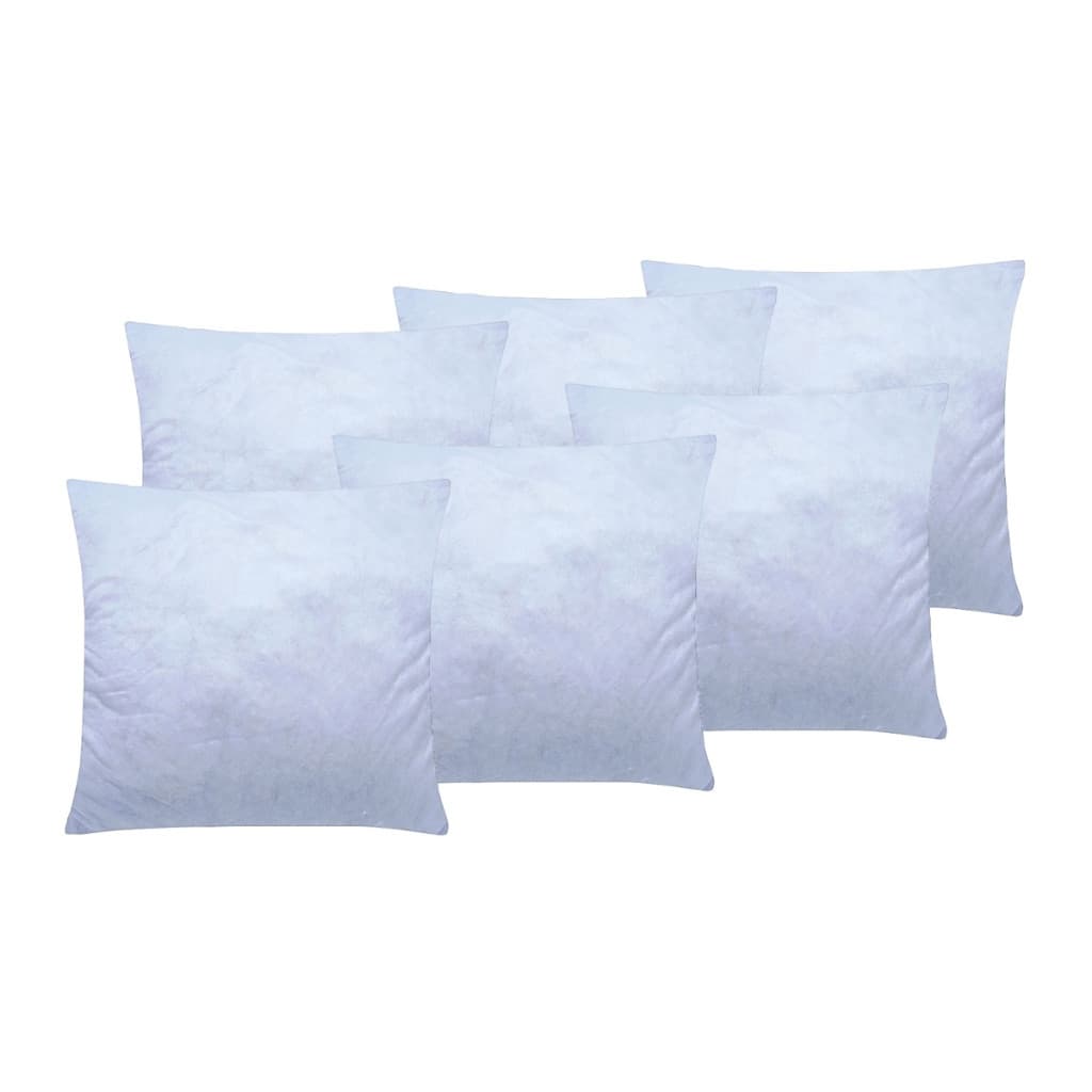 Kit Jogo 12 Enchimento de Almofada Refil 45x45cm Fibra Têxtil