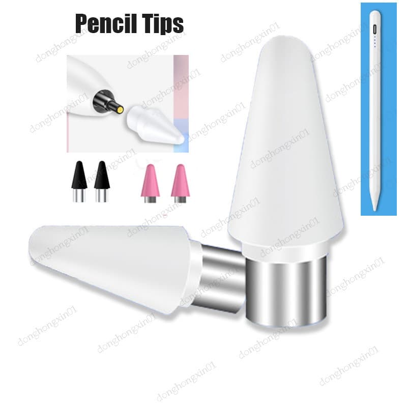 4/2PCS Caneta Stylus De Mesa Dicas De Reposição Para Lápis