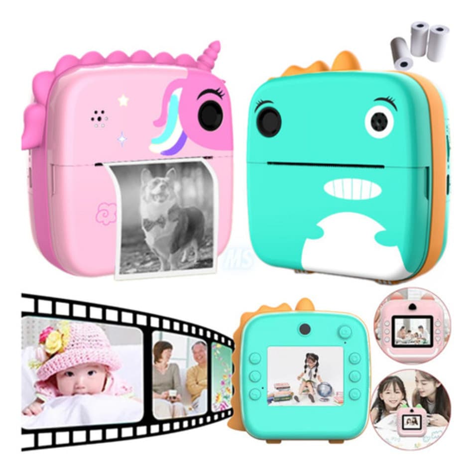 Câmera Digital Infantil Recarregável - Mini Câmera para Fotos e Vídeos, Presente Ideal para Crianças