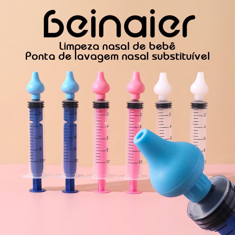 Cabeça substituível do aspirador Nasal do bebê, apropriada para o aspirador Nasal da seringa do bebê de 10ML