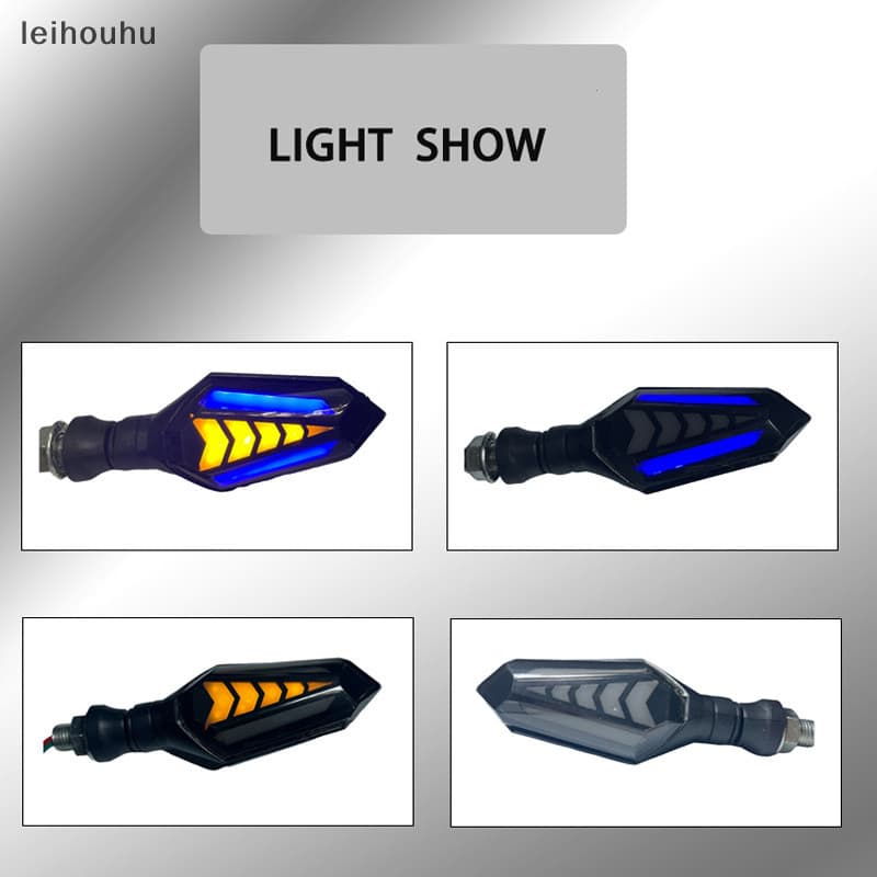 leiho Luz De Sinalização De Mudança De Direção Para Motocicletas Com Fluxo De Lado Duplo
