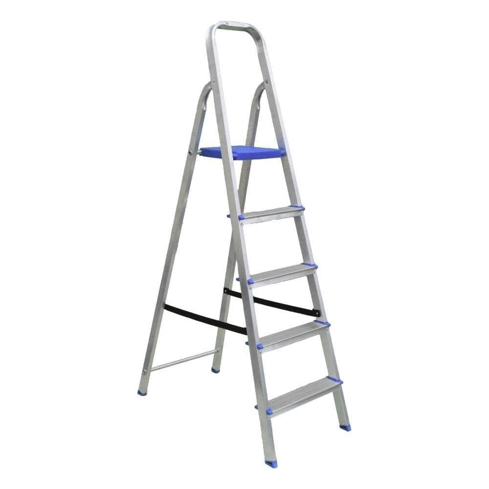 Escada Alumínio Pratik 5 Degraus Uso Doméstico