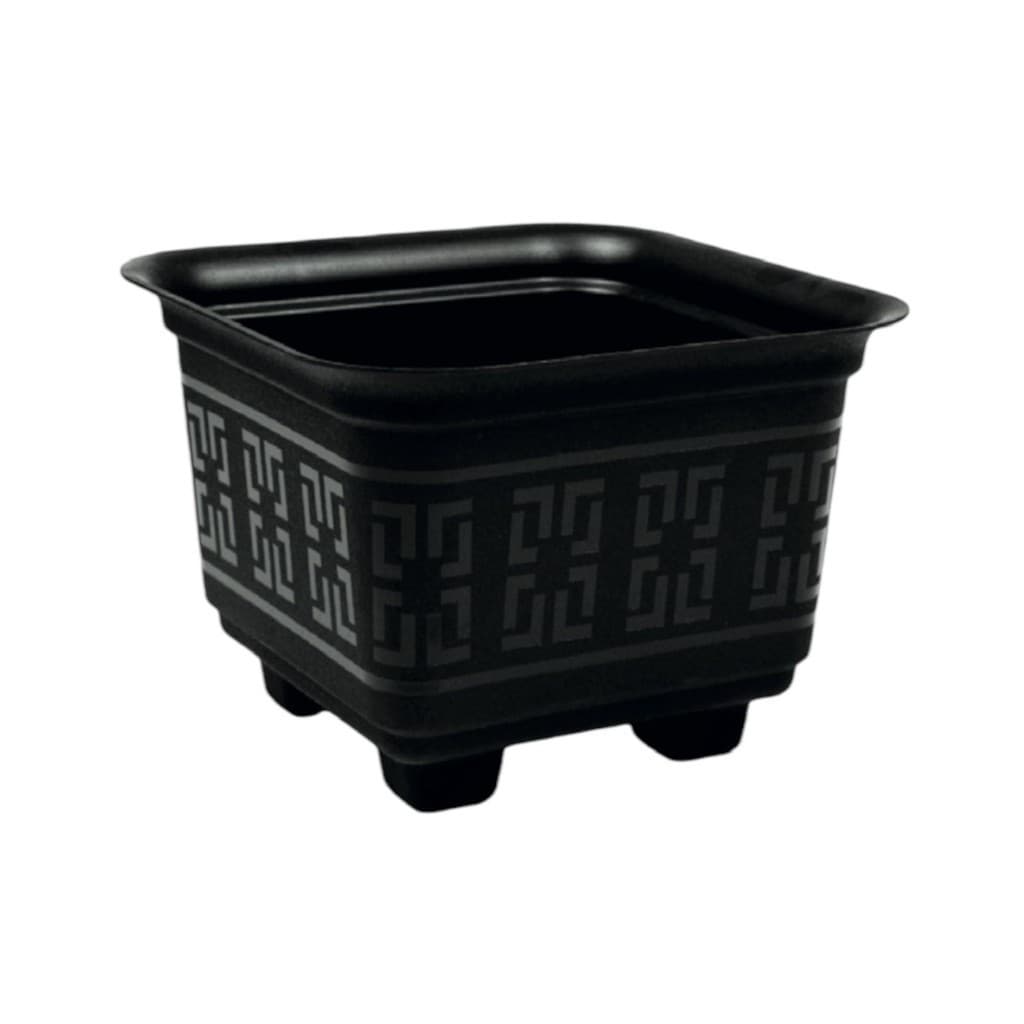 Kit 8 Vasos Quadrados 6L Plástico Reforçado para Plantas Flores Jardim Horta Resistente Decorativo