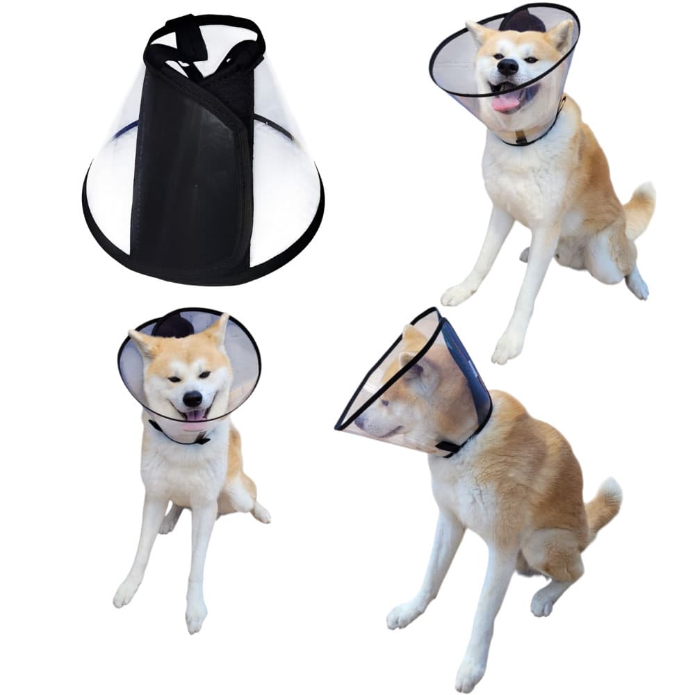 Colar  Elizabetano Cone Cirúrgico  Para Cães  e Gatos Cachorros Tamanho 1 ao 10