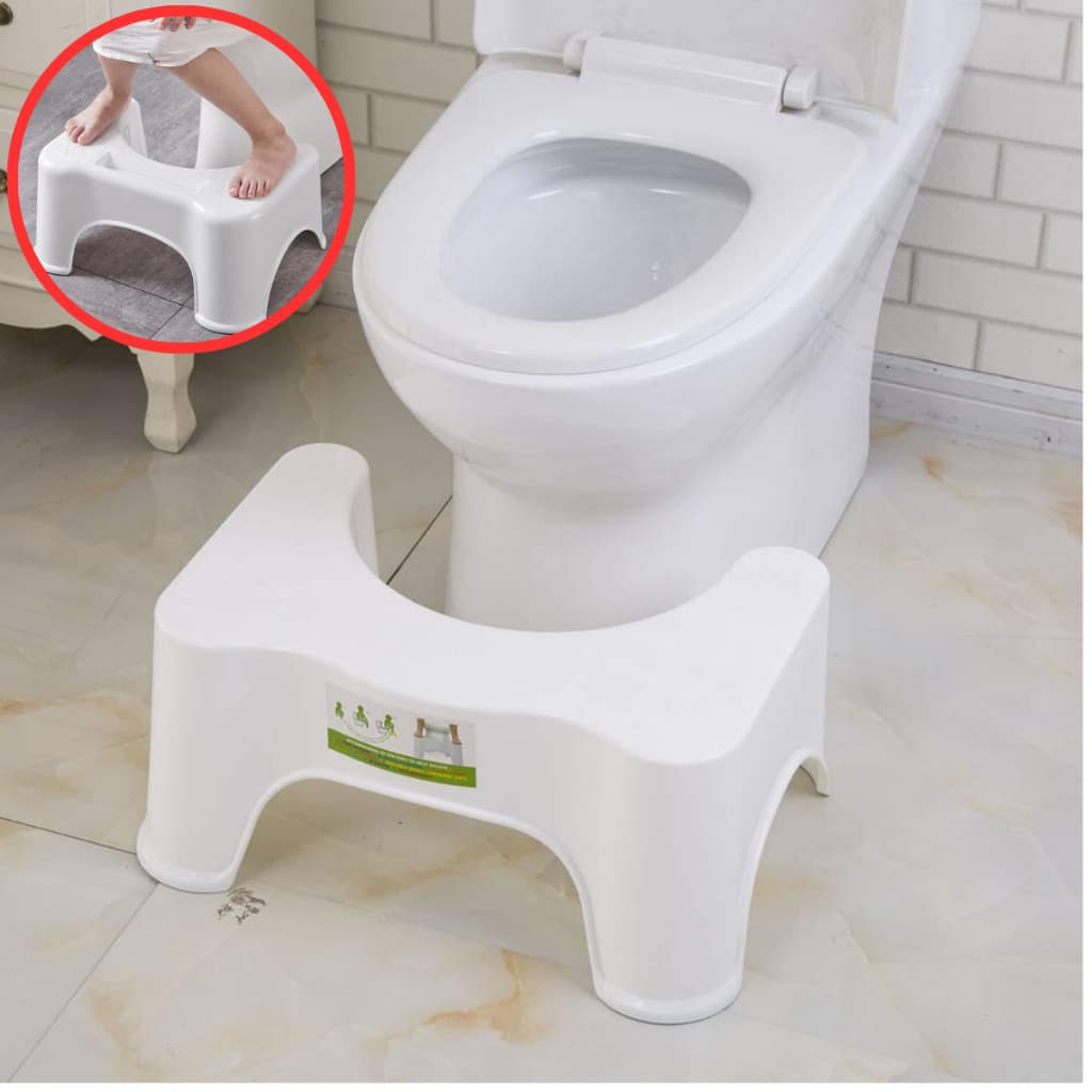 Banco de Apoio Banquinho De Cócoras Para Vaso Sanitário Buba