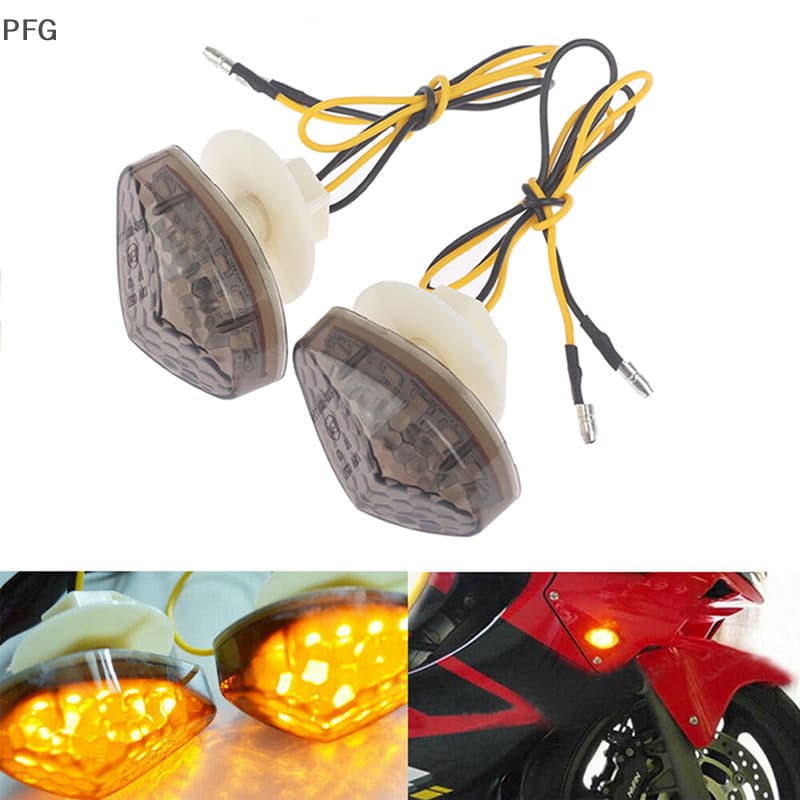PFG 2 Peças Piscas De Luz Indicadora De Seta Led Para Motocicleta CBR 600RR 1000RR FG