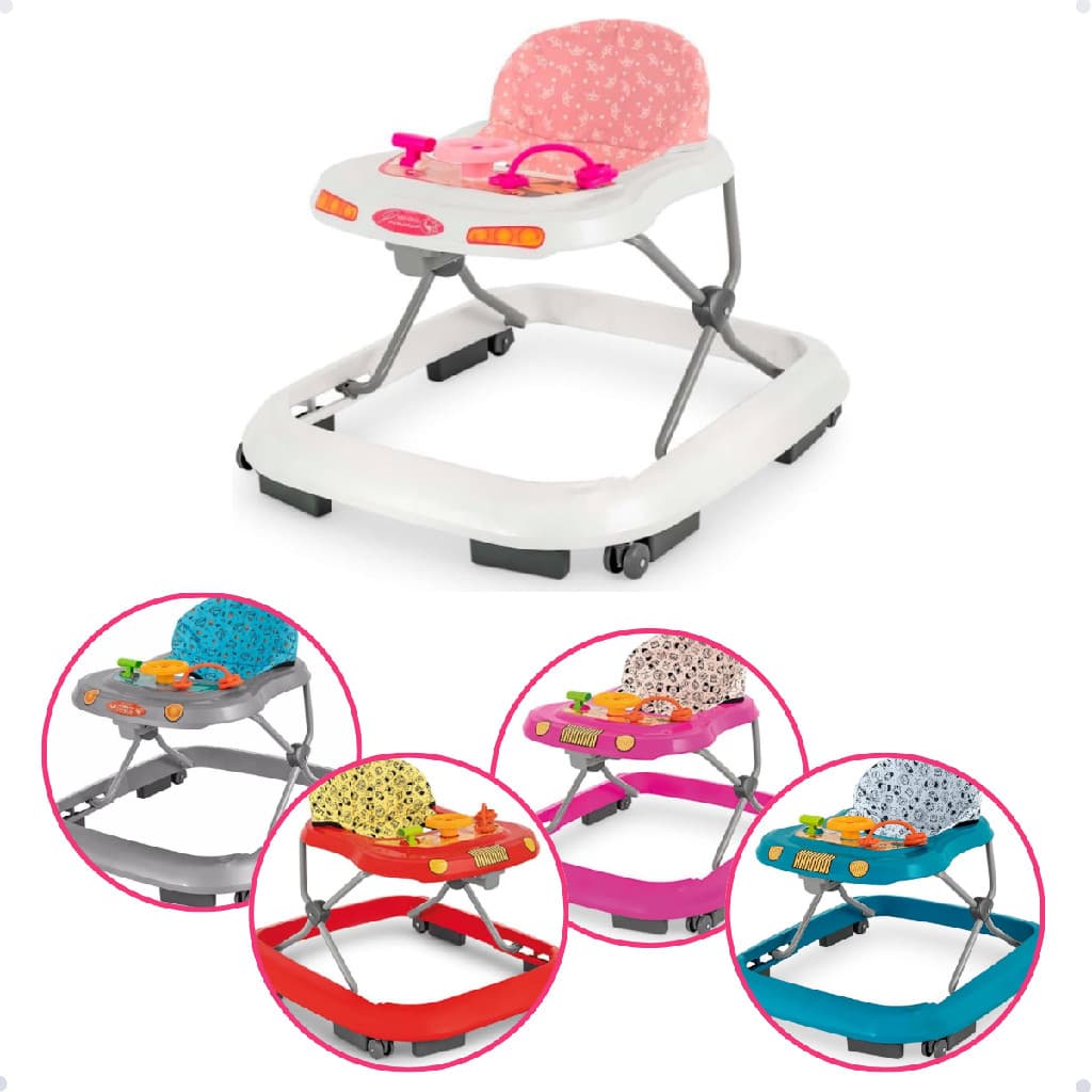 Andador Infantil Musical Para Bebê Até 12kg