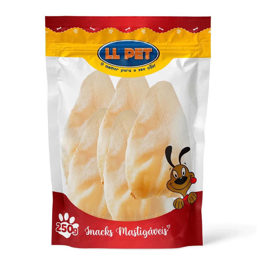 Orelha Bovina Para Cães LL Pet 250g
