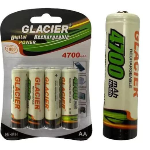 Kit Carregador De Pilhas E Pilhas Recarregáveis