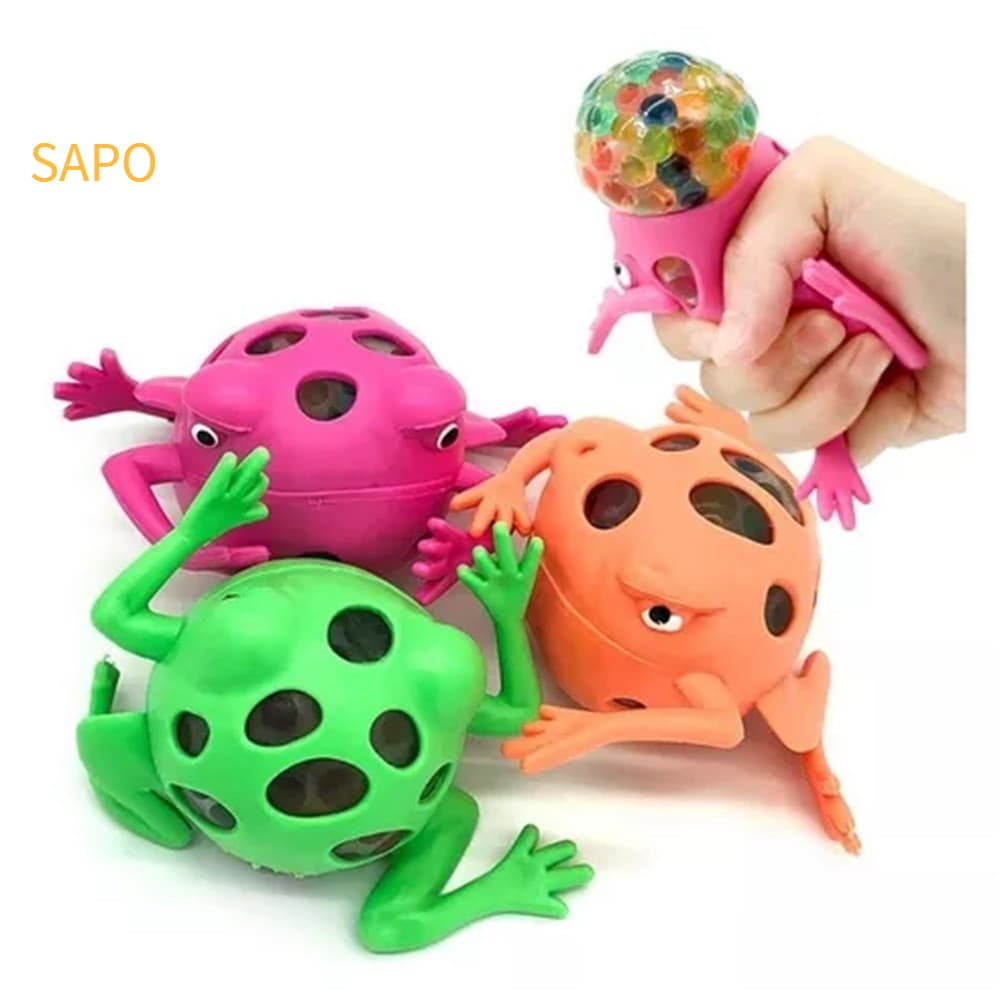 Brinquedo Anti Stresse de Apertar Alívio Pressão Squishy Bolas Em Formato Sapo ou Aranha