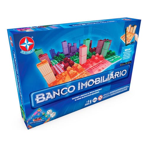 Jogo Banco Imobiliário Grande Realidade Aumentada Classico Tabuleiro Estrela
