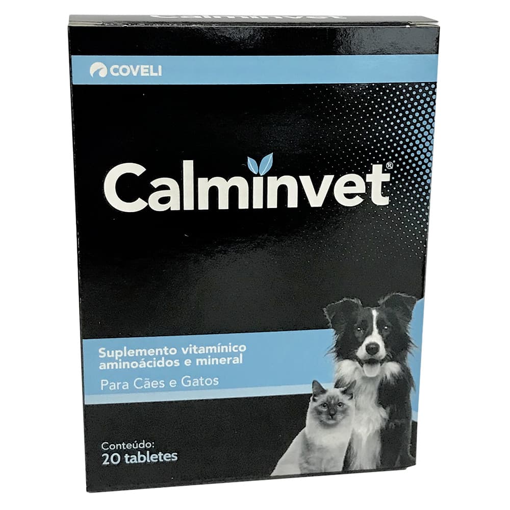 Suplemento Calminvet Com 20 Comprimidos