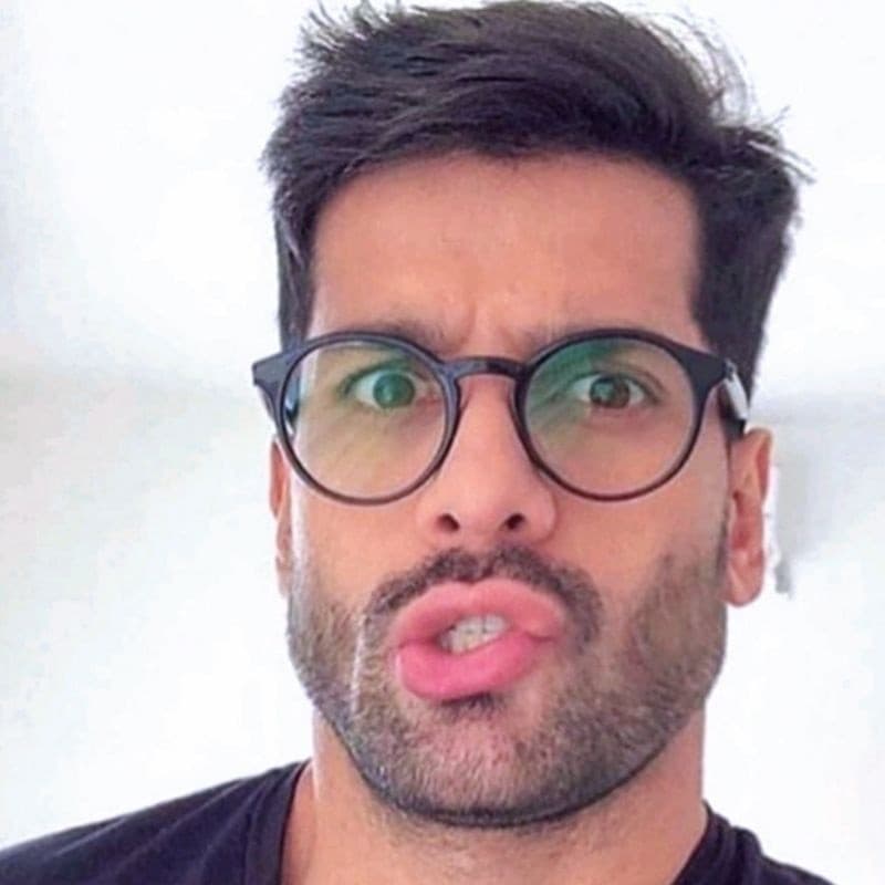 Armação masculino redondo em acetato leve pra grau