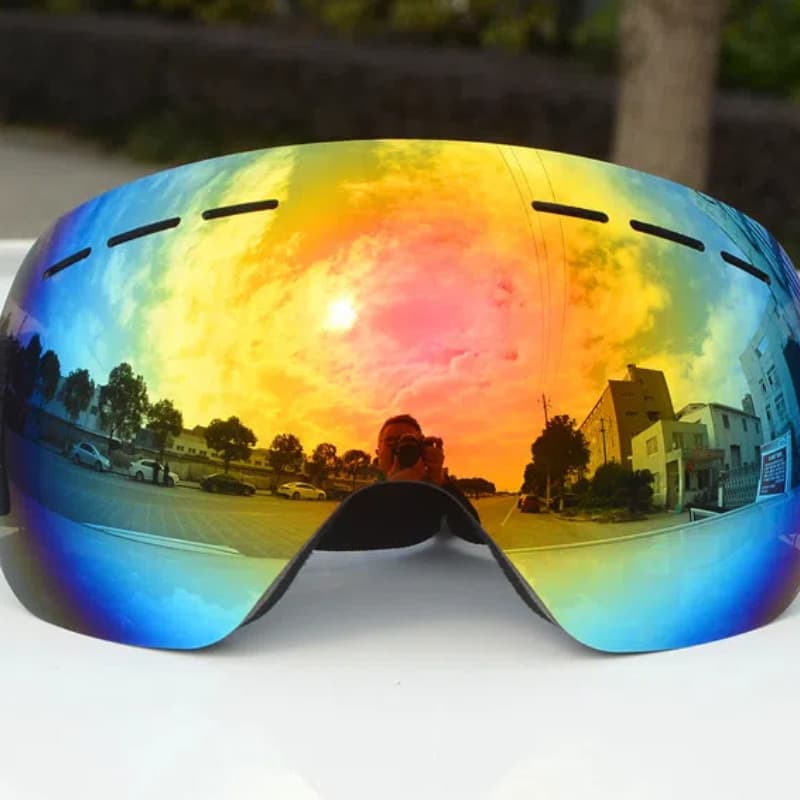 Óculos de esqui REVO Revestimento REVO Grandes Homens Esféricos Homens Esféricos Mulheres Adultos Montanhismo Saco de Pano de Armazenamento Gratuito