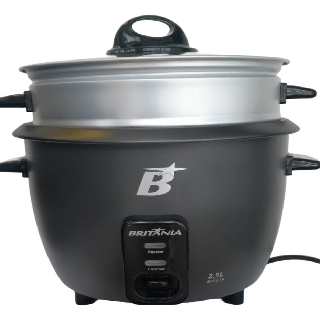 Panela Elétrica Britania 7x Tampa De Vidro 127v Bpa07a