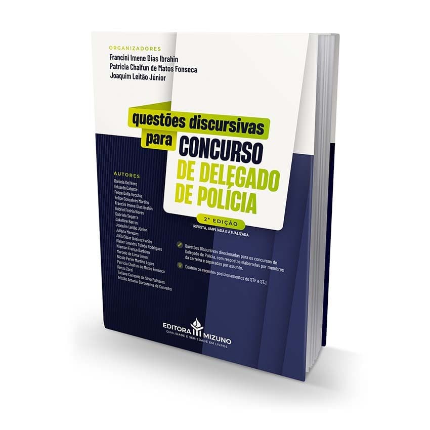 Questões Discursivas para Concurso de Delegado de Polícia 2ª edição (2025)