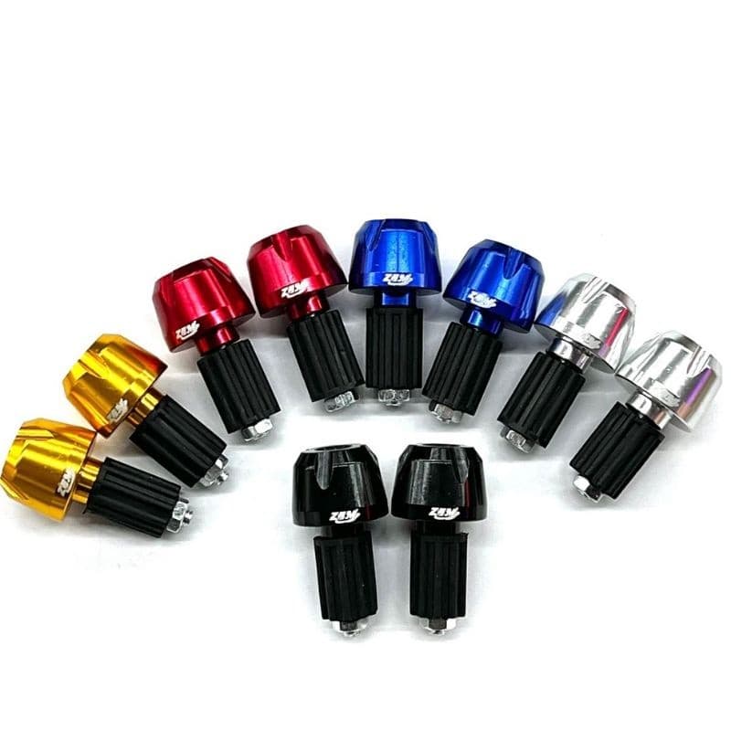 Par De Peso Pezinho De Guidão De Moto Pcx 150 Escovado Com Bucha p Guidão OCO