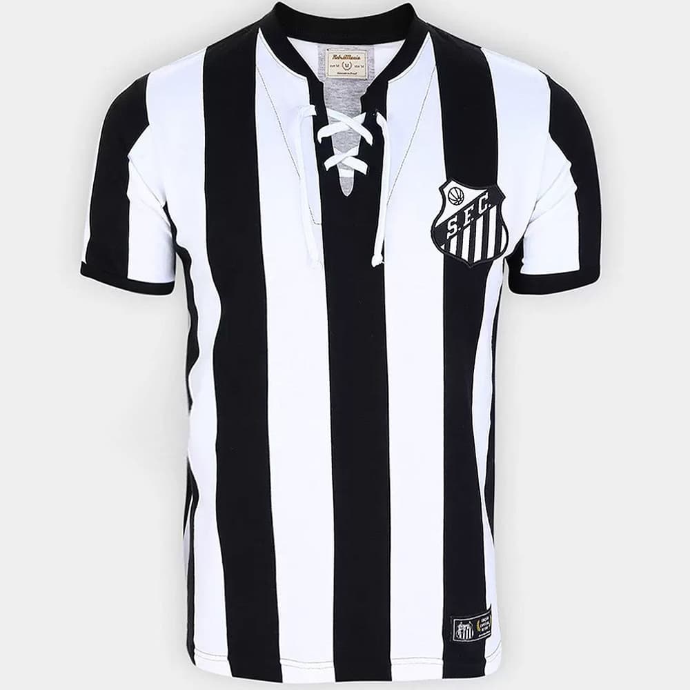 Camisa Santos Retrô 1913 Corda Masculina Oficial