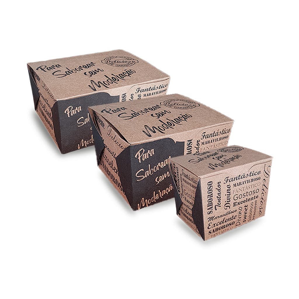 Embalagem Padrão p/ Porção P, M ou G