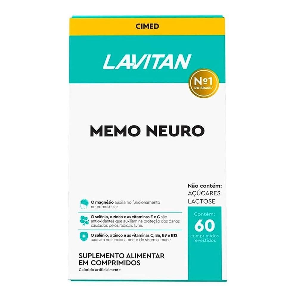 Lavitan Memória 60 Comprimidos