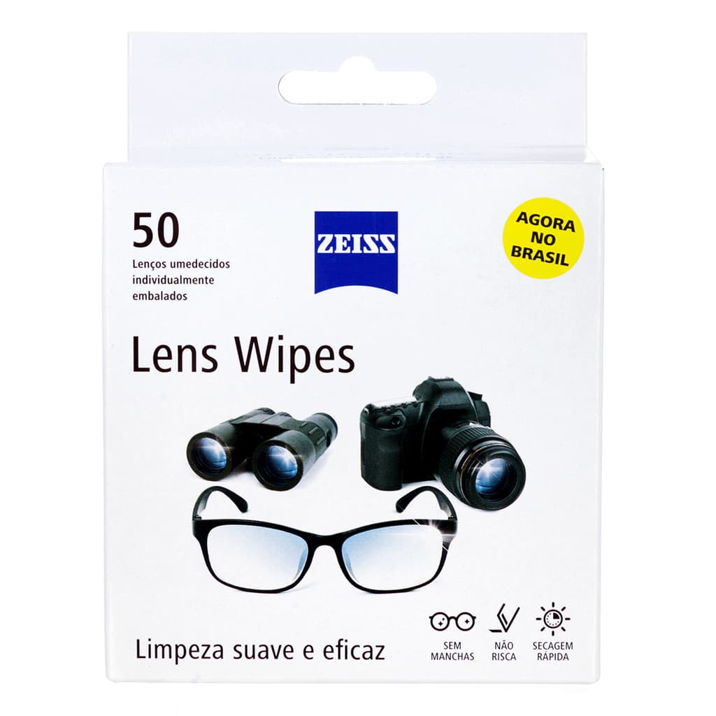 Lens Wipes Zeiss Com 50 Lenços Umedecidos PROMO