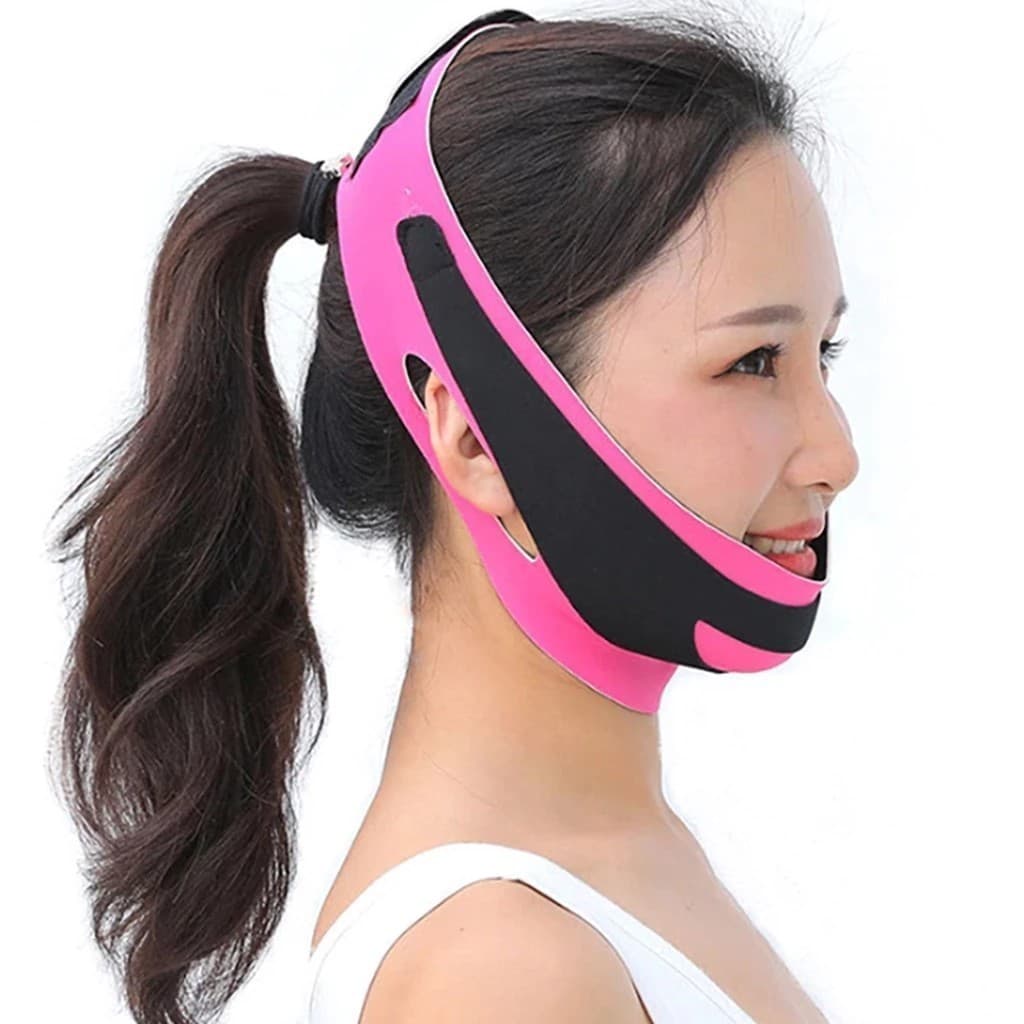 Faixa Modeladora Cinta Redutora De Papada Elimina Flacidez