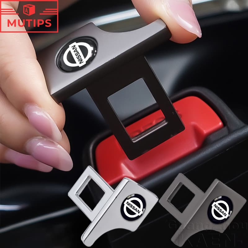Nissan Cinto De Segurança Do Carro Fivela Clipe Extensor Metal Plug Interior Para Kicks Versa Tiida Março Sentra Livina 
