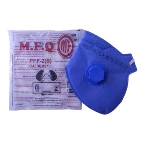 100 PC MASCARA DESCARTAVEL PFF-2 C/V MFQ CA36857