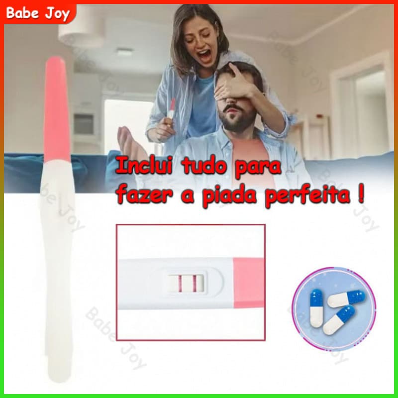 Teste de Gravidez Positivo Falso Trolagem Brincadeira De Gravidez Brinquedo de Pegadinha