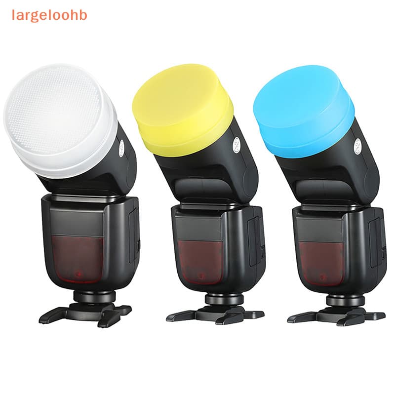 [largeloohb] V1 AD100Pro AD200 AD200Pro Speedlite Flash Branco Azul Amarelo Difusor Soft Box Case